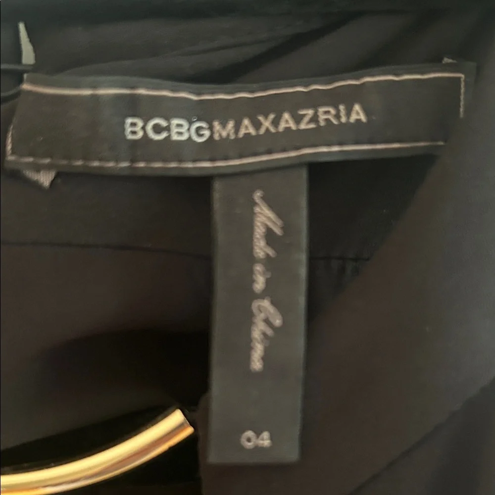 BCBGMaxAzria Black Backless Dress - Picture 2 of 8